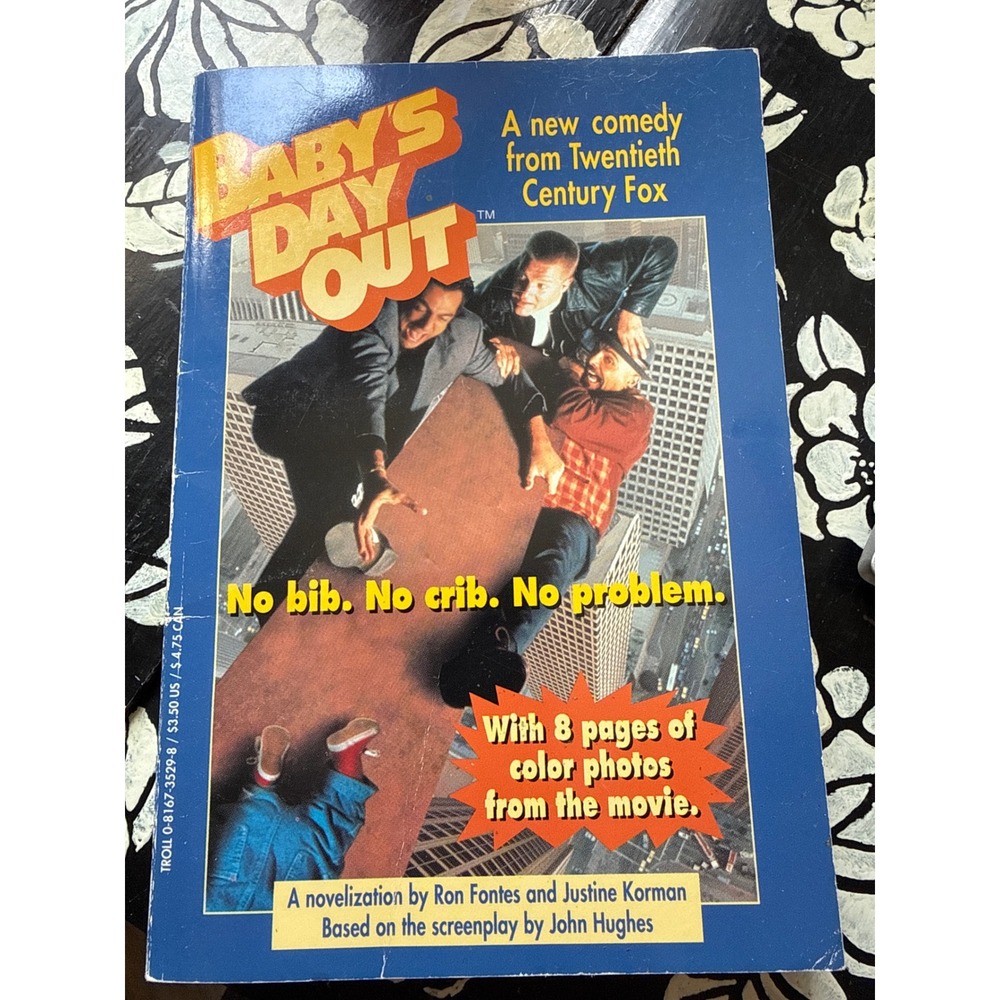 Vintage 1994 Baby's Day Out Movie Tie-In Book Troll Associates John Hughes 90s